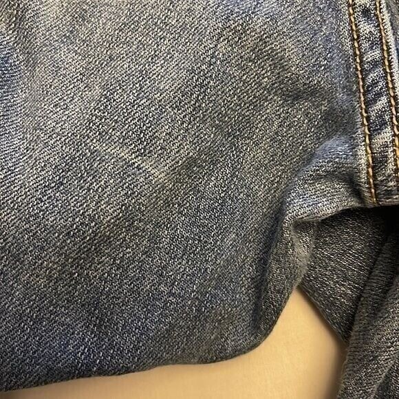 London Jeans Medium Wash Straight Leg Classic Minimalist Cotton Blend Jeans 8 - Picture 9 of 9